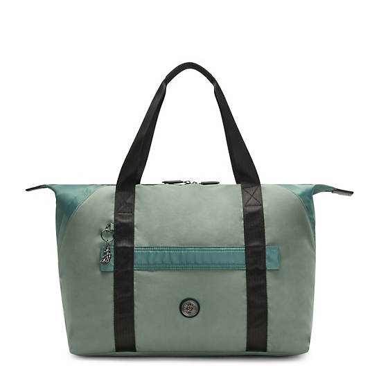 Kipling Art Medium Mode Tote Tassen Groen | BE 1446IL